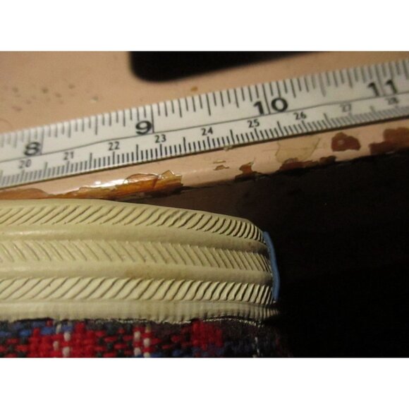 Vintage sz 5 Keds Womens Plaid Canvas Sneakers 1970's Scottish New Wave Punk - Picture 11 of 11